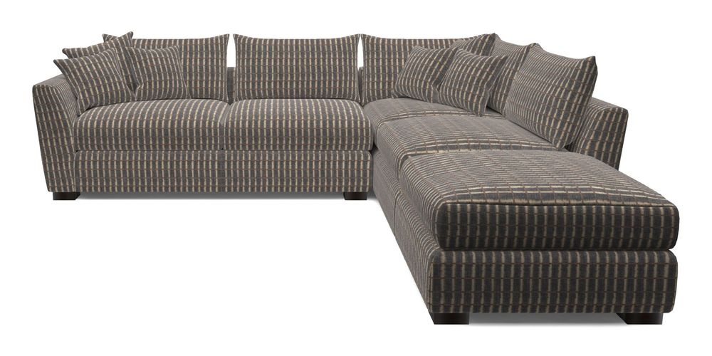 Combi Corner Unit And Footstool LHF