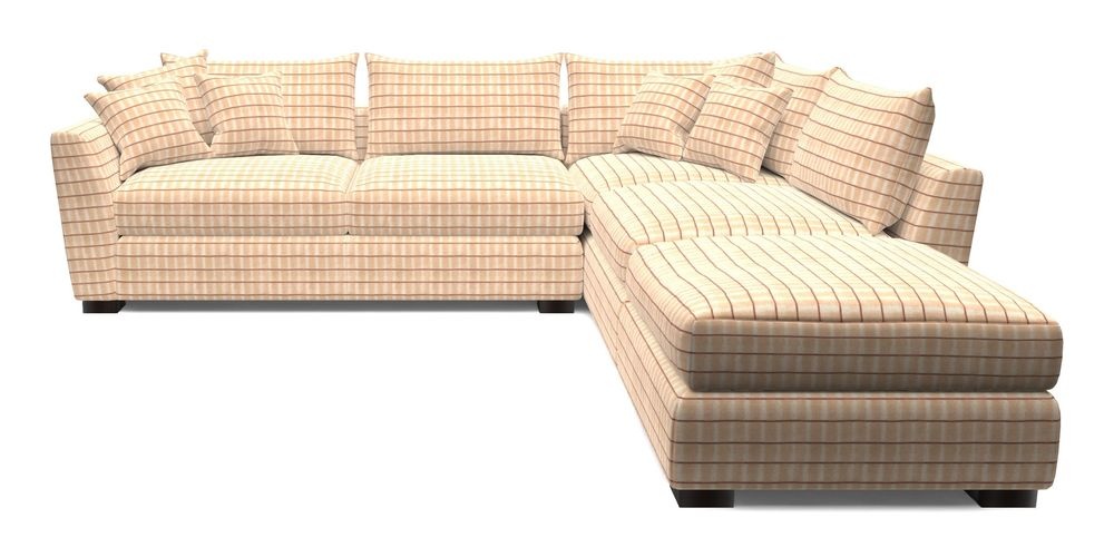 Combi Corner Unit And Footstool LHF