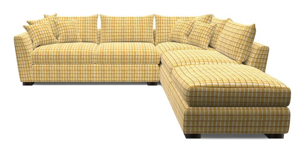 Combi Corner Unit And Footstool LHF