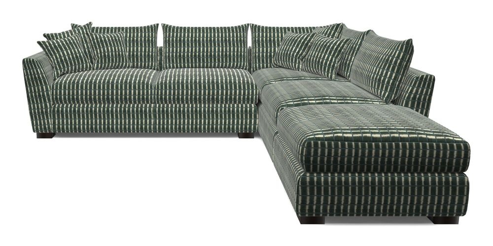 Combi Corner Unit And Footstool LHF