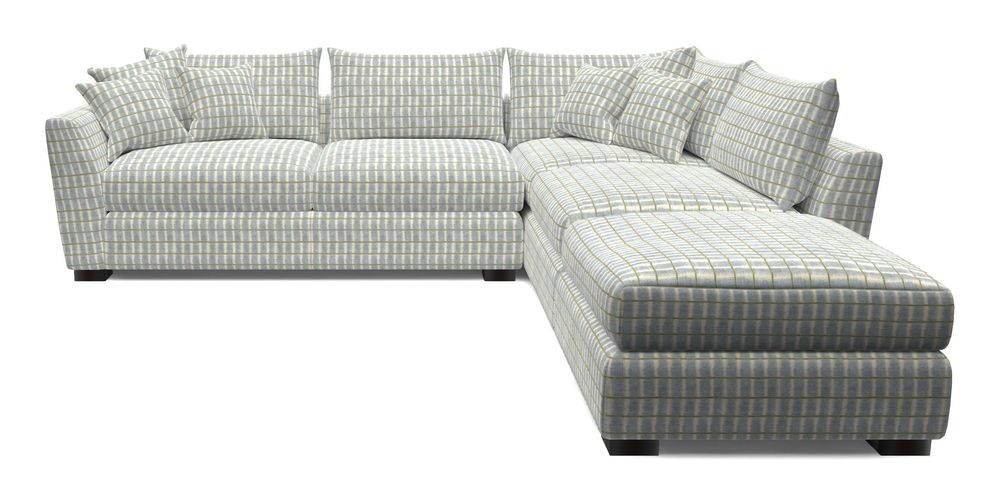 Combi Corner Unit And Footstool LHF