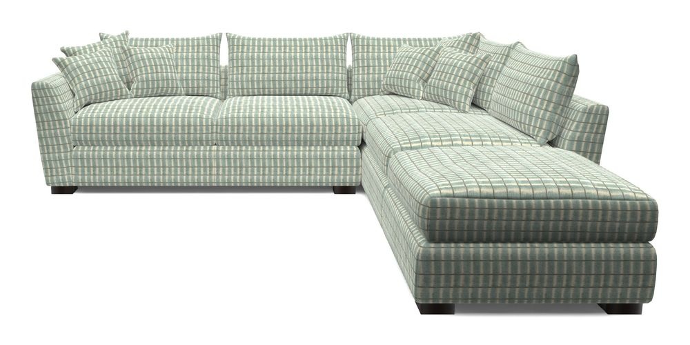 Combi Corner Unit And Footstool LHF