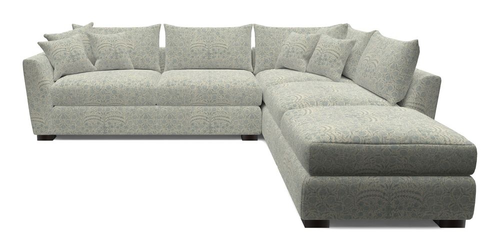 Combi Corner Unit And Footstool LHF