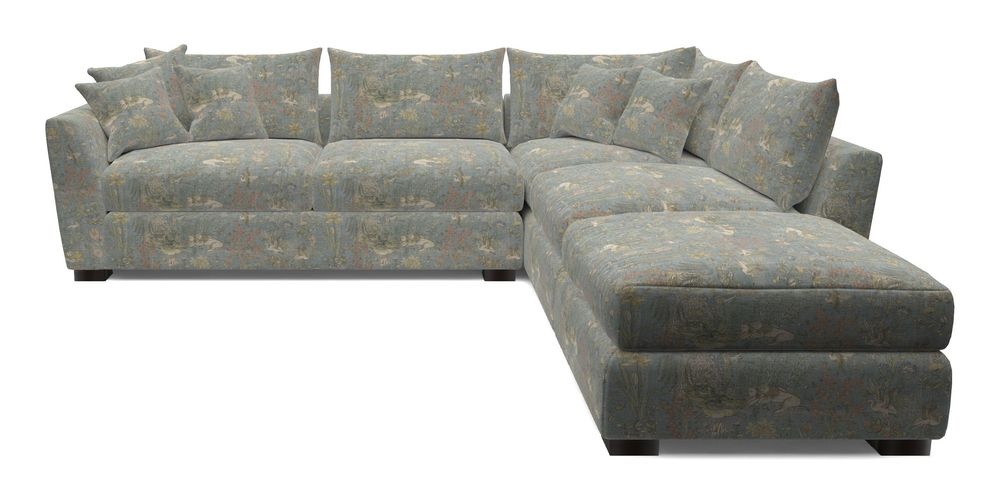 Combi Corner Unit And Footstool LHF