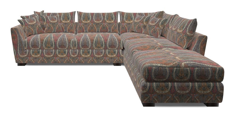 Combi Corner Unit And Footstool LHF