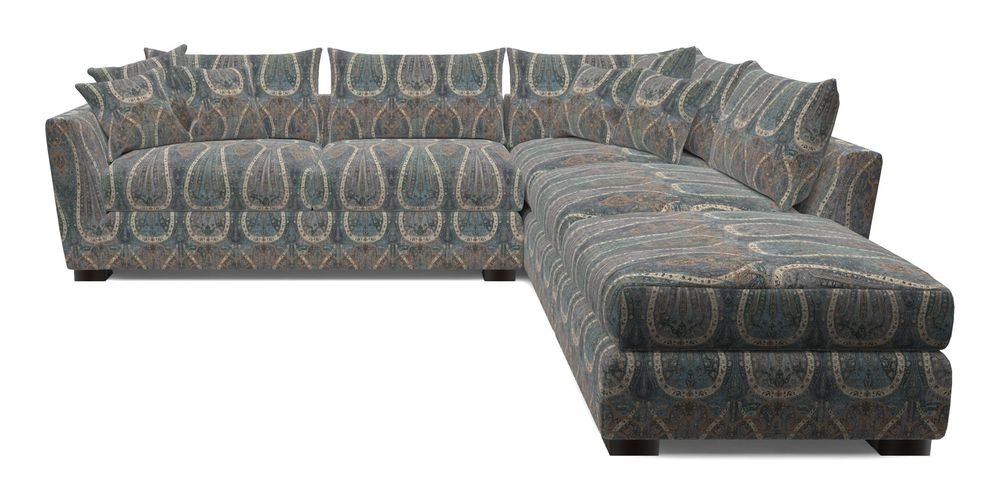 Combi Corner Unit And Footstool LHF