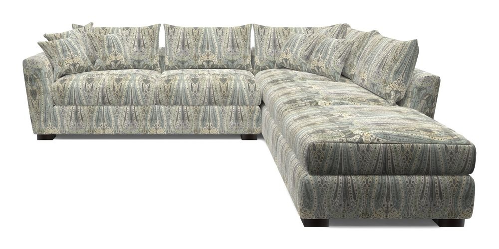 Combi Corner Unit And Footstool LHF