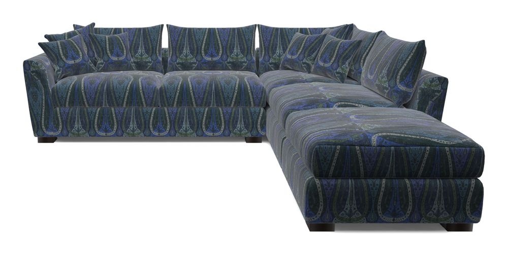 Combi Corner Unit And Footstool LHF