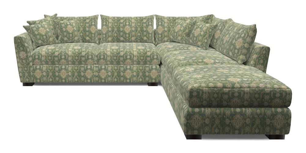 Combi Corner Unit And Footstool LHF