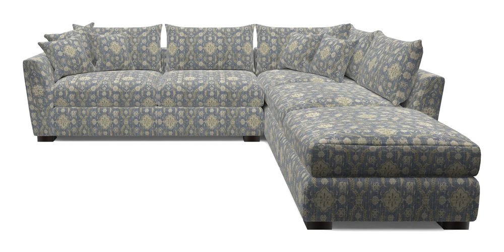 Combi Corner Unit And Footstool LHF