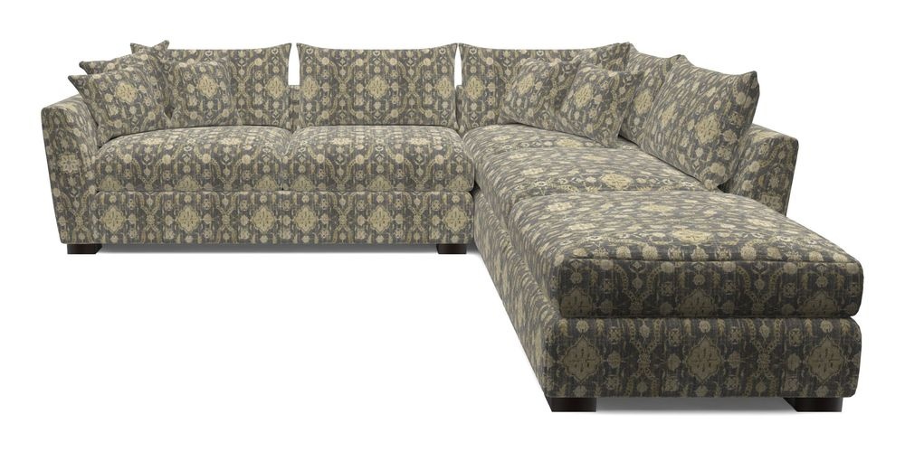 Combi Corner Unit And Footstool LHF