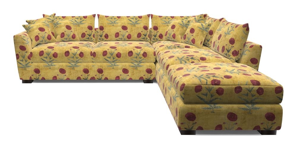 Combi Corner Unit And Footstool LHF