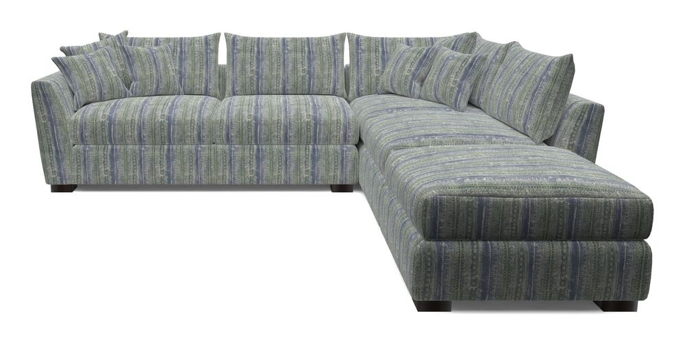 Combi Corner Unit And Footstool LHF