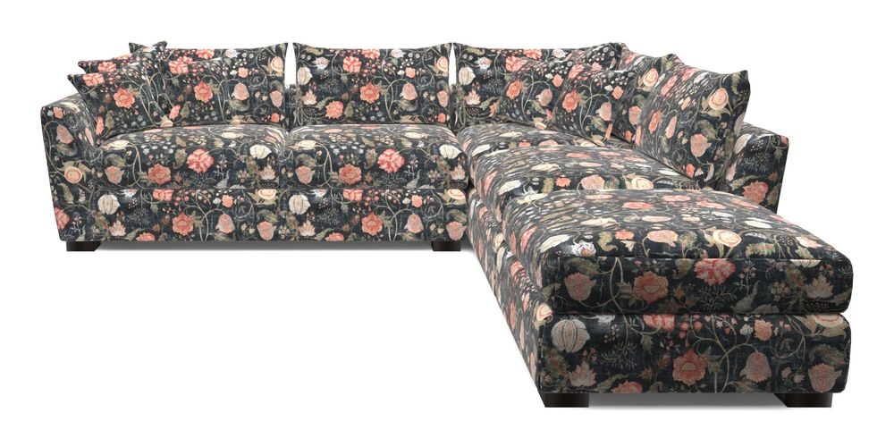 Combi Corner Unit And Footstool LHF