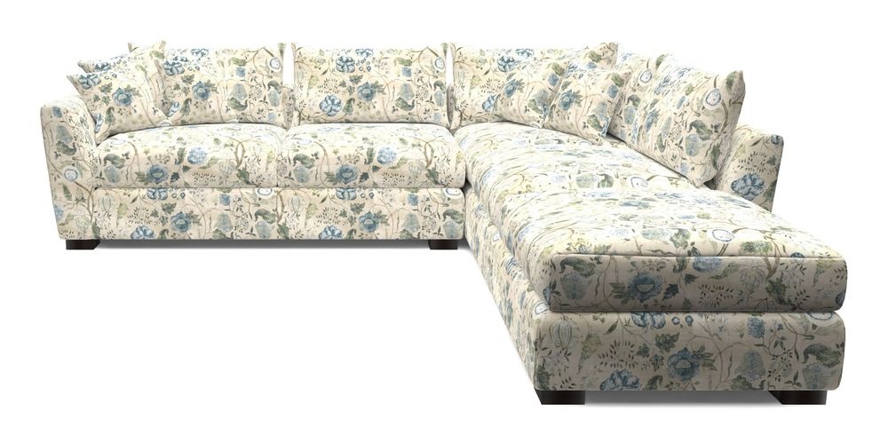 Combi Corner Unit And Footstool LHF