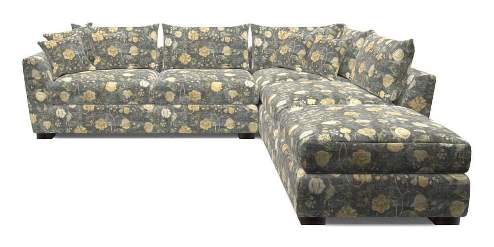 Combi Corner Unit And Footstool LHF