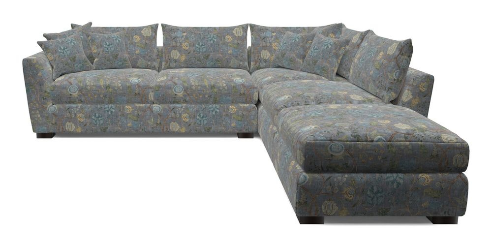 Combi Corner Unit And Footstool LHF