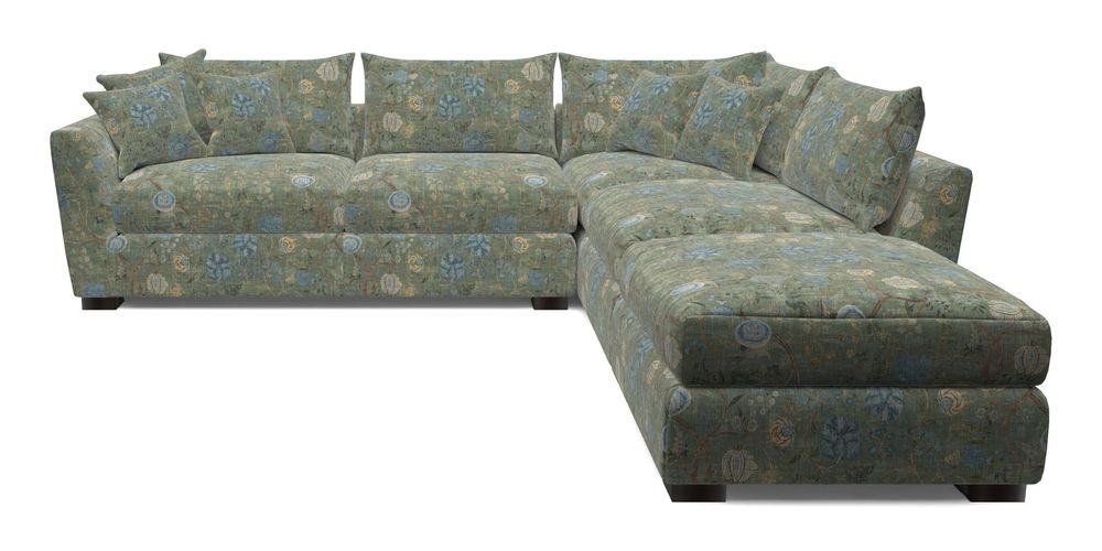 Combi Corner Unit And Footstool LHF