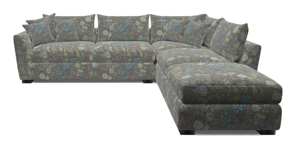 Combi Corner Unit And Footstool LHF