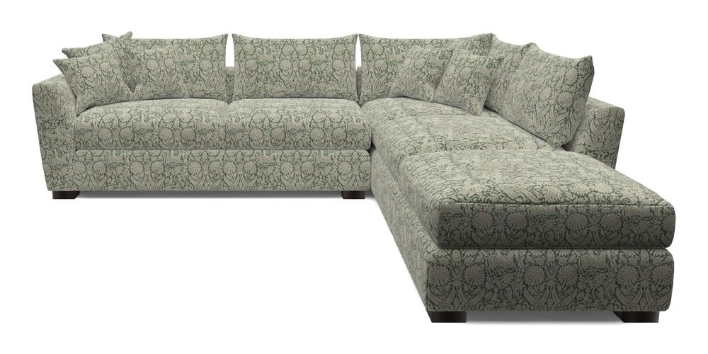 Combi Corner Unit And Footstool LHF