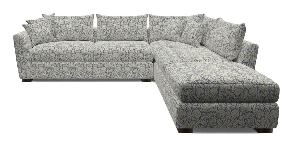 Combi Corner Unit And Footstool LHF