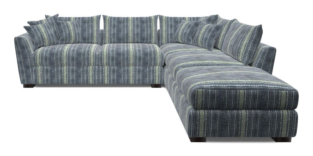 Combi Corner Unit And Footstool LHF