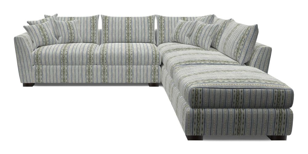 Combi Corner Unit And Footstool LHF