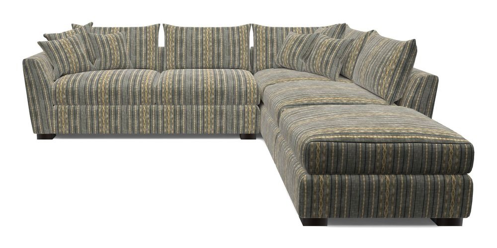 Combi Corner Unit And Footstool LHF