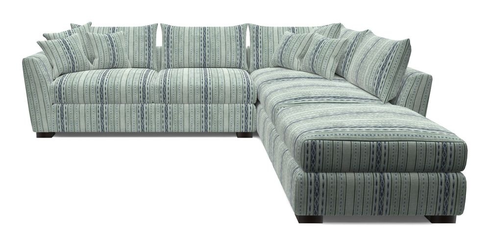 Combi Corner Unit And Footstool LHF