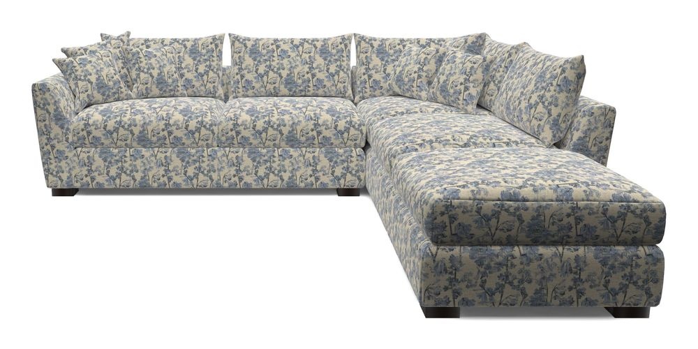 Combi Corner Unit And Footstool LHF