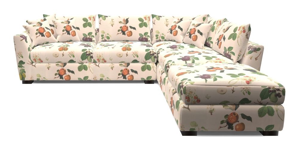 Combi Corner Unit And Footstool LHF