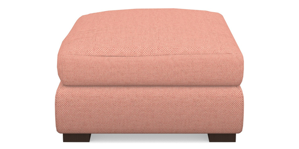 Product photograph of Hambledon Corner Sofa Square Footstool In Basket Weave - Peony from Sofas and Stuff Limited