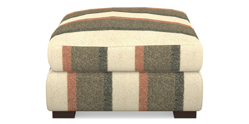 Product photograph of Hambledon Corner Sofa Square Footstool In Cloth 22 Weaves - Cedar Breaks - Jade from Sofas and Stuff Limited