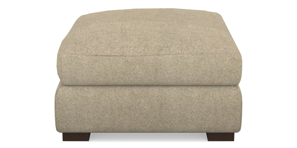 Product photograph of Hambledon Corner Sofa Square Footstool In Cloth 22 Weaves - Grand Teton - Quartz from Sofas and Stuff Limited