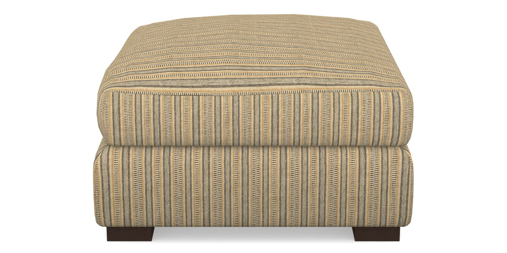 Product photograph of Hambledon Corner Sofa Square Footstool In Cloth 22 Weaves - North Cascades - Amber from Sofas and Stuff Limited