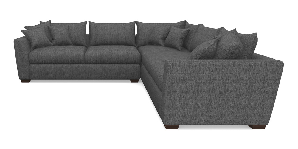 Product photograph of Hambledon Corner Sofa Large Corner Group In Aqua Clean Tenby - Slate from Sofas and Stuff Limited