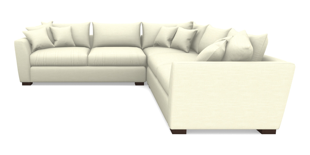 Product photograph of Hambledon Corner Sofa Large Corner Group In Basket Weave - Cream from Sofas and Stuff Limited
