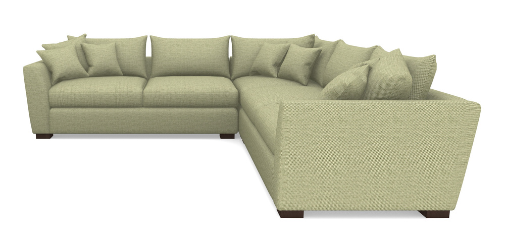 Product photograph of Hambledon Corner Sofa Large Corner Group In Basket Weave - Sage from Sofas and Stuff Limited