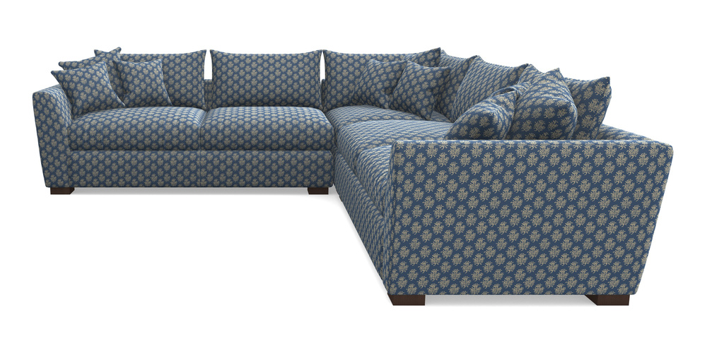 Product photograph of Hambledon Corner Sofa Large Corner Group In Cloth 21 - Coral 1 - Bilberry from Sofas and Stuff Limited