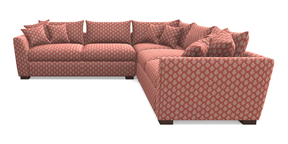 Product photograph of Hambledon Corner Sofa Large Corner Group In Cloth 21 - Coral 1 - Ginger Snap from Sofas and Stuff Limited