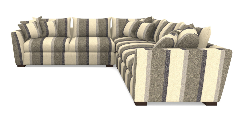 Product photograph of Hambledon Corner Sofa Large Corner Group In Cloth 22 Weaves - Cedar Breaks - Chalk from Sofas and Stuff Limited