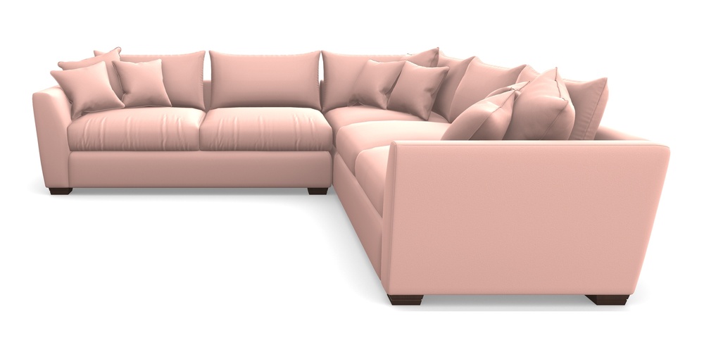 Product photograph of Hambledon Corner Sofa Large Corner Group In Clever Glossy Velvet - Tutu from Sofas and Stuff Limited