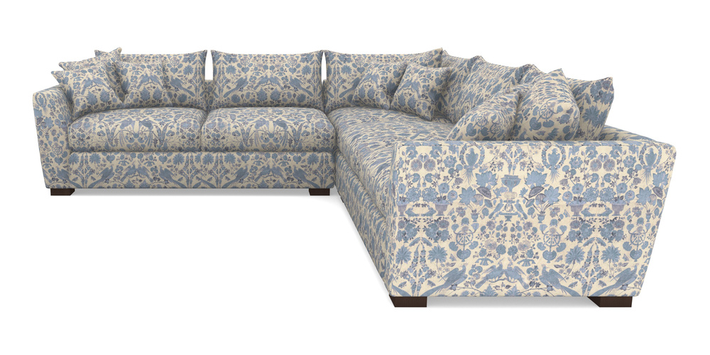 Product photograph of Hambledon Corner Sofa Large Corner Group In V A Brompton Collection - Coromandel - Morning Blue from Sofas and Stuff Limited