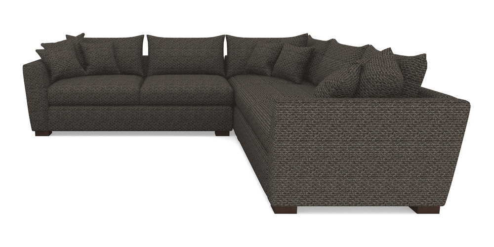 Product photograph of Hambledon Corner Sofa Large Corner Group In Cloth 20 - Design 3 - Chestnut Weave from Sofas and Stuff Limited