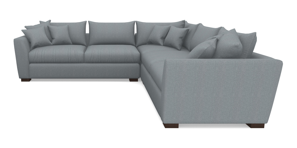 Product photograph of Hambledon Corner Sofa Large Corner Group In Eco Washable Cotton - Pebble from Sofas and Stuff Limited