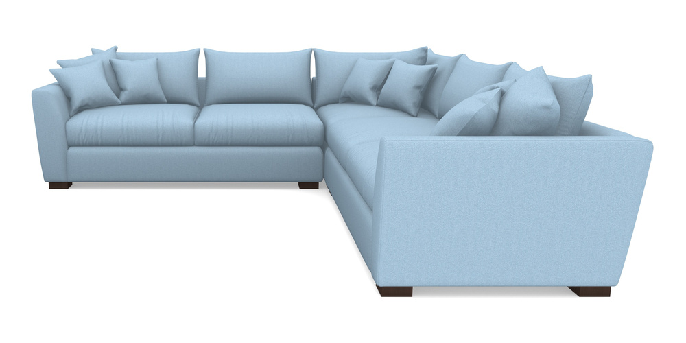 Product photograph of Hambledon Corner Sofa Large Corner Group In Eco Washable Cotton - Sky from Sofas and Stuff Limited