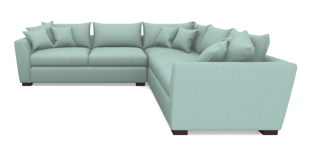 Product photograph of Hambledon Corner Sofa Large Corner Group In Herringbone - Reef from Sofas and Stuff Limited