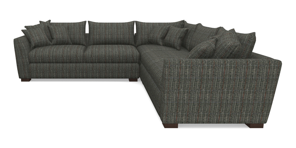 Product photograph of Hambledon Corner Sofa Large Corner Group In Harris Tweed House - Harris Tweed House Grey from Sofas and Stuff Limited