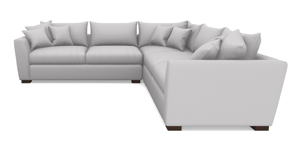 Product photograph of Hambledon Corner Sofa Large Corner Group In Plain Linen Cotton - Seal from Sofas and Stuff Limited