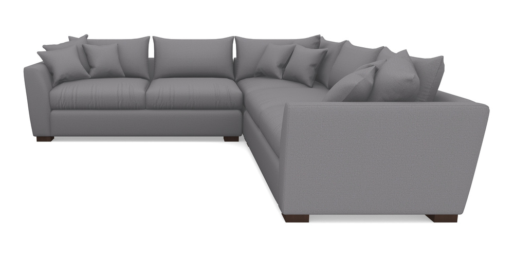 Product photograph of Hambledon Corner Sofa Large Corner Group In Plain Linen Cotton - Thor from Sofas and Stuff Limited